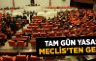 Tam Gün Tasarısı TBMM Genel Kurulu'nda Kabul Edildi