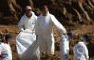 Tanış ve Deniz için yapılan kazıda bir ceset...