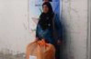 Til Temir ve Kobani göçmenlerine yardım ulaştırıldı