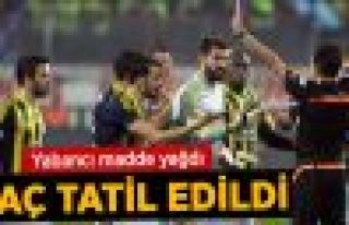 Trabzonspor-Fenerbahçe Maçı Tatil Edildi