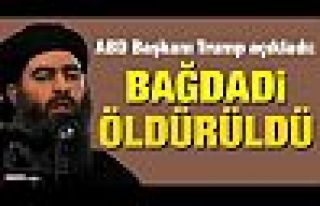 Trump açıkladı: Bağdadi bir korkak gibi, ağlayarak...