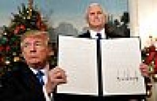 Trump Kudüs'ü İsrail'in başkenti olarak tanıdı