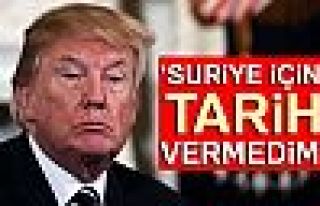 Trump'tan yeni tweet: Suriye saldırısı için tarih...