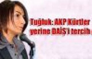 Tuğluk: AKP Kürtler yerine DAİŞ'i tercih ediyor
