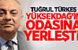Tuğrul Türkeş, Figen Yüksekdağ'ın odasına yerleşti