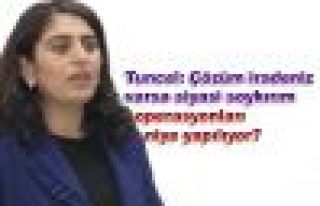 Tuncel: Çözüm iradeniz varsa siyasi soykırım...