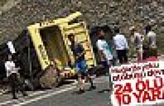 Marmaris'te tur otobüsü devrildi: 24 ölü