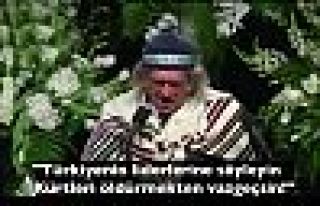 'Türk liderlere söyleyin, Kürtleri öldürmeyi...