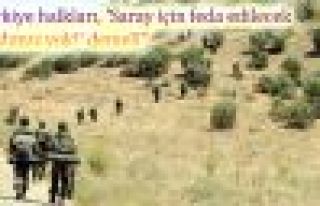 “Türkiye halkları, 'Saray için feda edilecek...