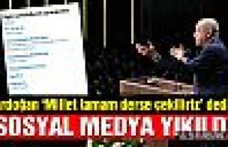 Twitter kullanıcıları Erdoğan'a T A M A M dedi!