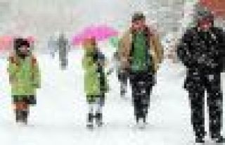 Üç ilde okullara kar tatili