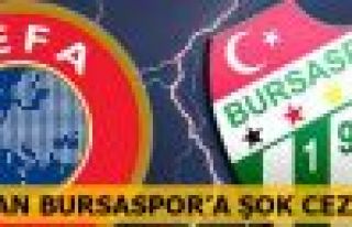 UEFA'dan, Bursaspor'a 1 yıl Avrupa'dan men cezası