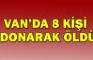 Van'da 8 kişi donarak öldü