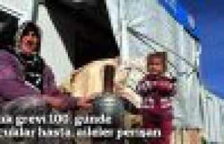 Van'da açlık grevi 100. gününde, çocuklar soğuktan...