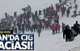 Van'da çığ faciası: 33 kişi hayatını kaybetti