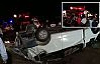 Van'da göçmenleri taşıyan minibüs devrildi: 35...