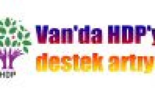 Van'da HDP'ye destek artıyor