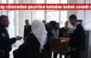 X - Ray cihazından geçirilen kutudan bebek cesedi...