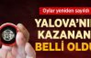 Yalova'yı 5 Oy Farkıyla CHP'li Aday Kazandı