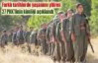 Yaşamını yitiren 27 PKK'linin kimliği açıklandı