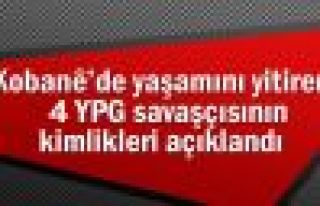 Yaşamını yitiren 4 YPG savaşçısının kimliği...