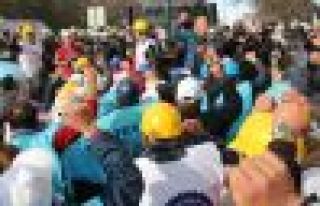 Yatağan işçileri nöbette