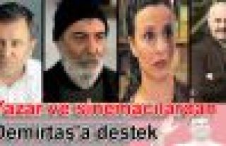 Yazar ve sinemacılardan Demirtaş'a destek