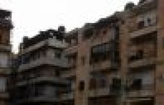 Yıkılan binalarıyla harabeye dönüşmüş Halep...