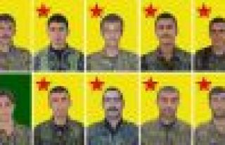 YPG, 10 savaşçının kimliğini açıkladı