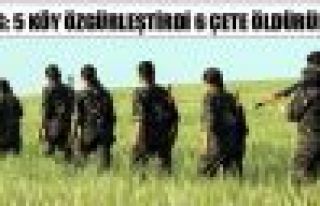 YPG: 5 köy özgürleştirdi, 6 çete öldürüldü