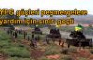 YPG güçleri peşmergelere yardım için sınırı...