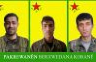 YPG yaşamını yitiren 3 savaşçının kimlik bilgilerini...