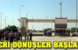 YPG-YPJ'nin kontrolündeki Tel Abyad'a geri dönüşler...