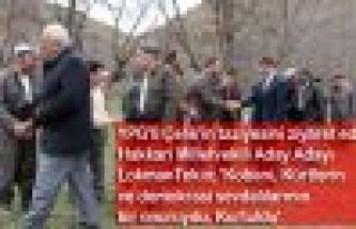 YPG'li Çelik'in taziyesini ziyaret eden Tekin'den...