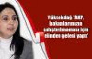 Yüksekdağ: 'AKP, bakanlarımızın çalıştırılmaması...