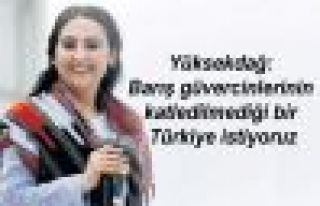 Yüksekdağ: Barış güvercinlerinin katledilmediği...