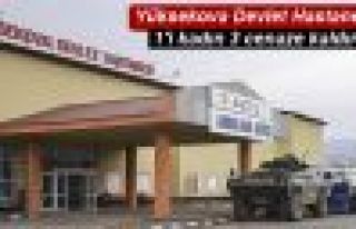 Yüksekova Devlet Hastanesi'ne 1'i kadın 3 cenaze...