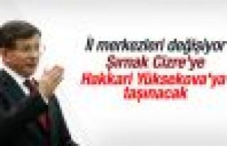 Yüksekova ve Cizre il oluyor