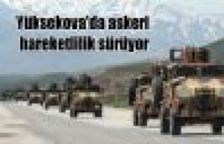 Yüksekova'da askeri hareketlilik