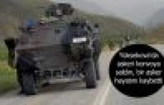 Yüksekova'da konvoya saldırı: Bir asker hayatını...