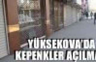 Yüksekova'da kepenkler YPG'li Barzan Kapar için...