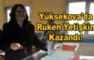 Yüksekova'da Ruken Yetişkin Kazandı