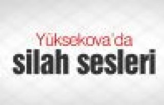 Yüksekova'da silah sesleri