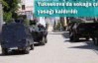 Yüksekova'da sokağa çıkma yasağı kaldırıldı