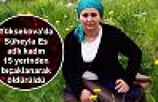 Yüksekova'da Süheyla Es adlı kadın bıçaklanarak...