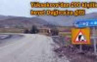 Yüksekova'dan 200 kişilik heyet Dağlıca'ya gitti