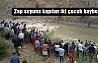 Zap suyuna kapılan iki çocuk kayboldu