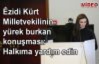 Ezidi Kürt Milletvekili isyan etti: Halkıma yardım...