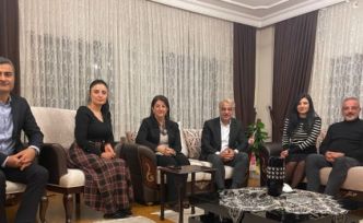 HDP Eş Genel Başkanları Buldan ve Sancar'dan Zeydan'a ziyaret