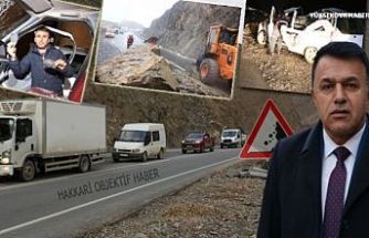 Başkan Arslan: Sürücüler Hakkari-Van yoluna dualarla çıkıyor